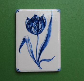 Magneet Delfts-Blauwe tulp