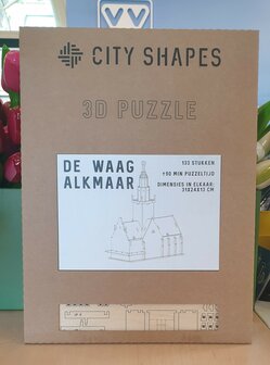 3d puzzel Waaggebouw Alkmaar