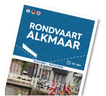 Rondvaart Alkmaar (kinderen t/m 10 jaar)
