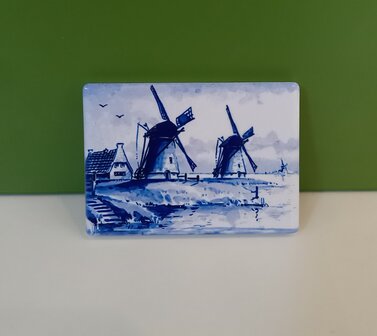 Magnet Delft Blue windmill