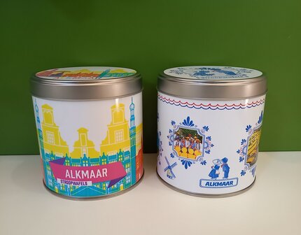 Stroopwafels in Alkmaar tin