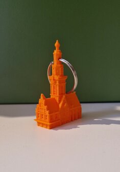 3D key ring Waagtoren Alkmaar