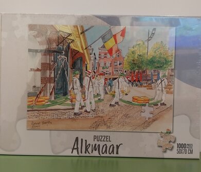 Puzzel Kaasmarkt Alkmaar 