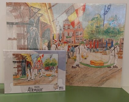Puzzel Kaasmarkt Alkmaar 