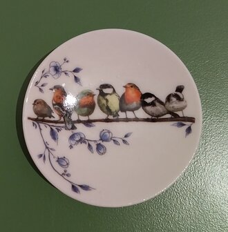 Magneet Delfts-Blauwe vogels