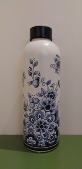 Waterfles Delftsblauw