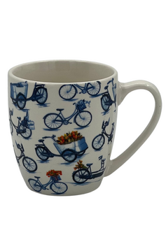 Mok met fietsen