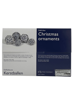 Vouwpakket kerstballen 