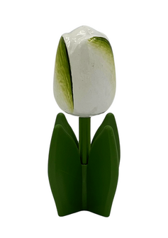 5 staande houten tulpen