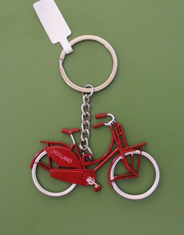 Sleutelhanger rode fiets