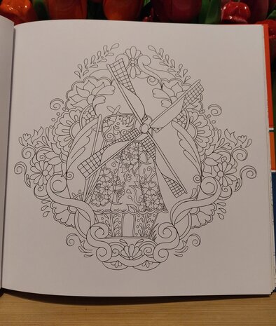 Coloringbook from Holland with love