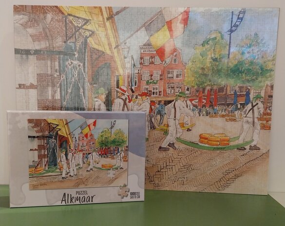Puzzel Kaasmarkt Alkmaar 