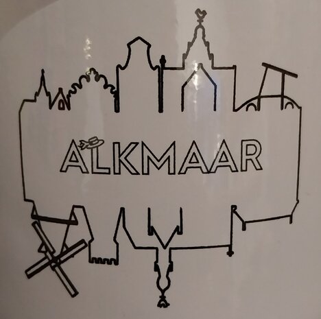 Metalen mok skyline Alkmaar