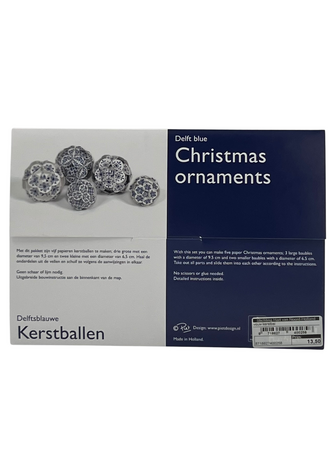 Vouwpakket kerstballen 