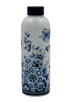 Waterfles Molen Delftsblauw